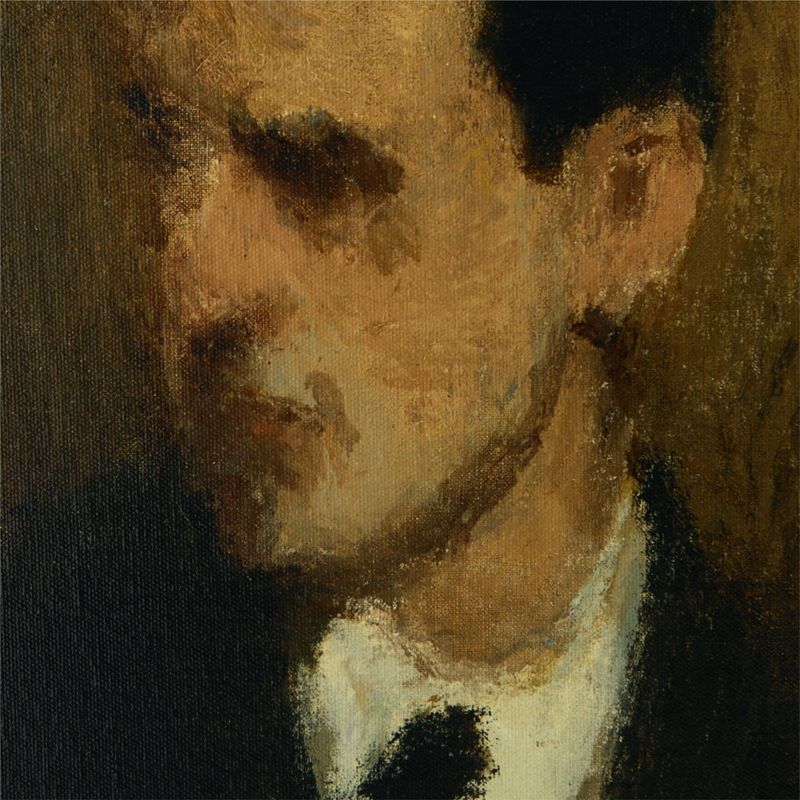 'Portrait of a Young Man' Framed Oil Painting Reproduction 18"x22" - image 2 of 4