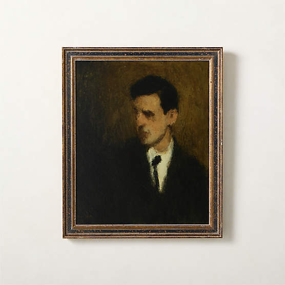 'Portrait of a Young Man' Framed Oil Painting Reproduction 18"x22"