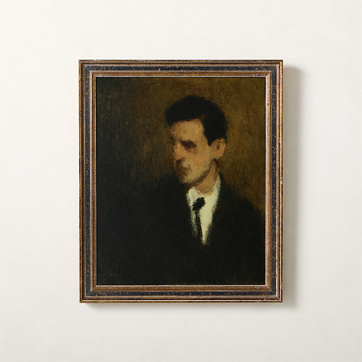 'Portrait of a Young Man' Framed Oil Painting Reproduction 18"x22"
