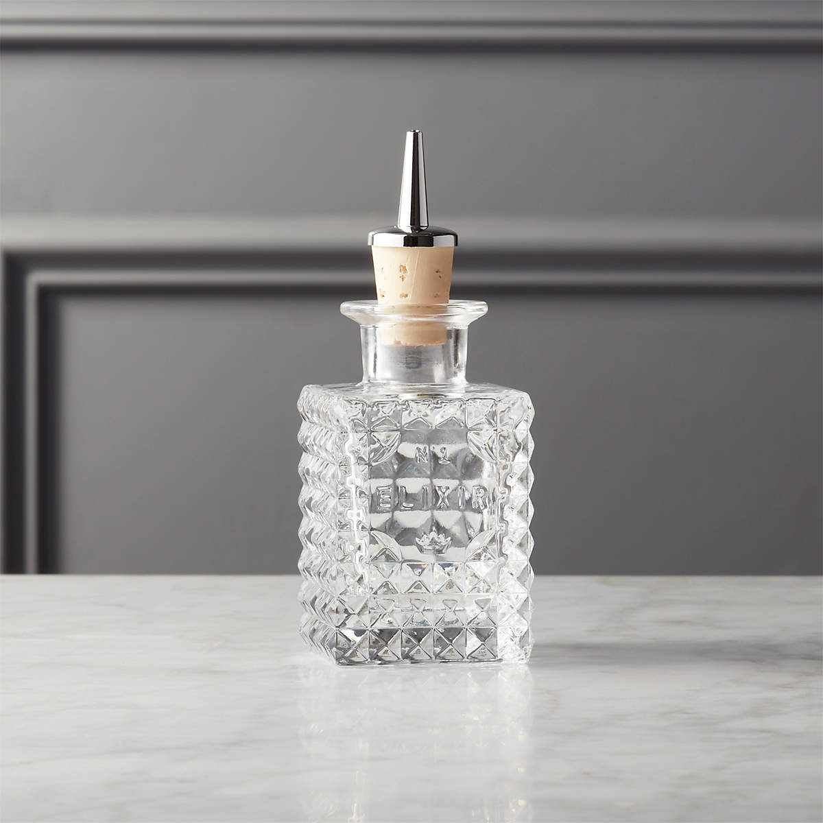 Potion Glass Elixir Bottle + Reviews | CB2