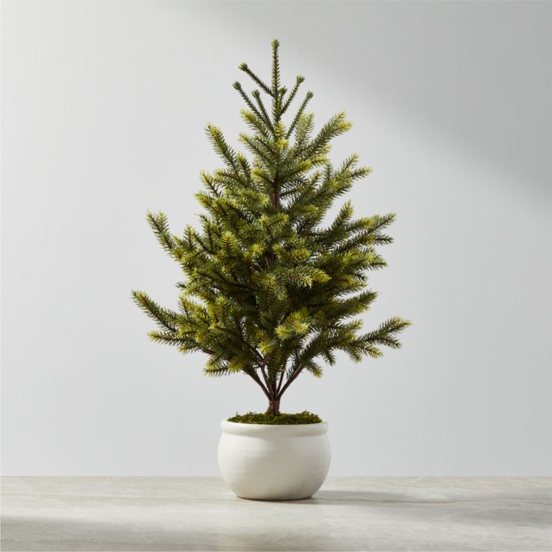 Potted Faux Pine Tree 24'' - image 0 of 2