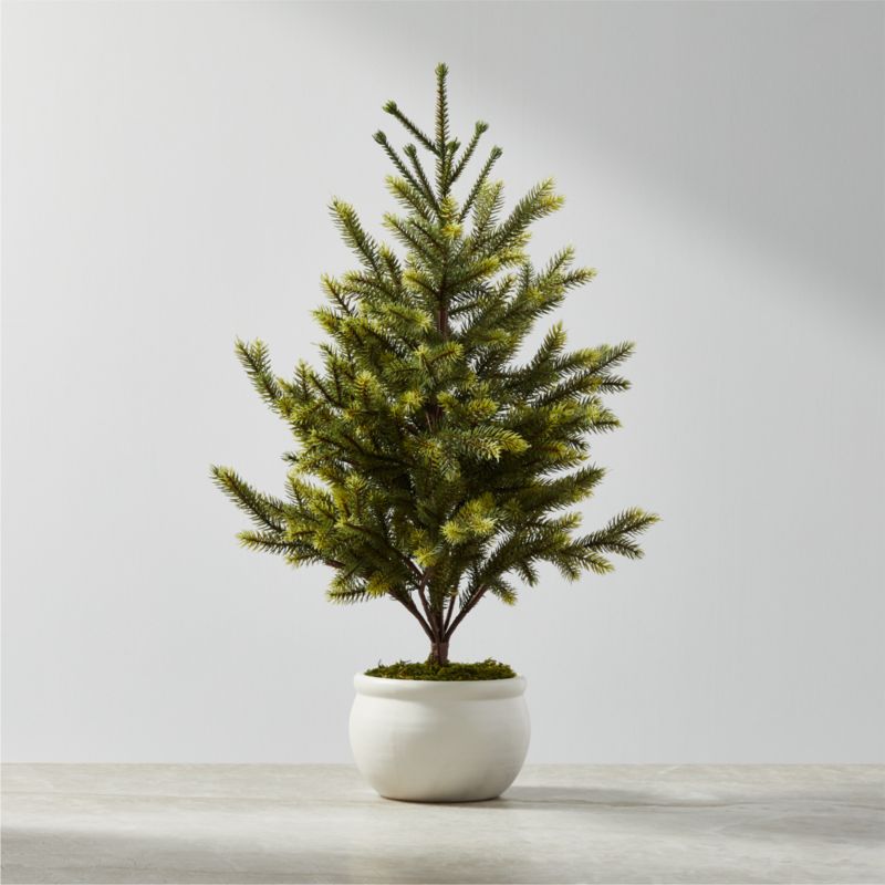 View Potted Faux Pine Tree 24'' details