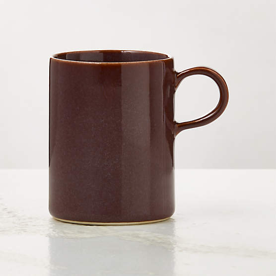 Prado Oxblood Coffee Mug with Reactive Glaze 12oz