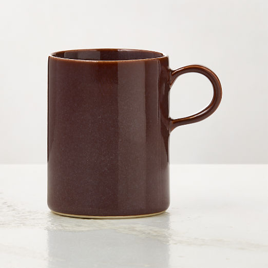 Prado Oxblood Coffee Mug with Reactive Glaze 12oz