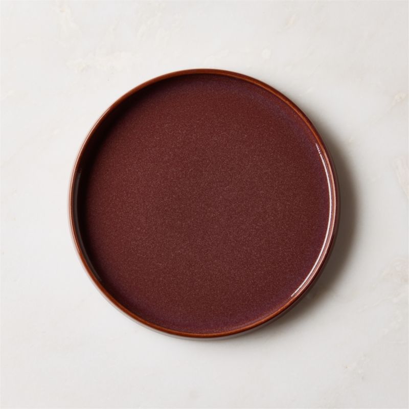 View Prado Oxblood Salad Plate With Reactive Glaze details