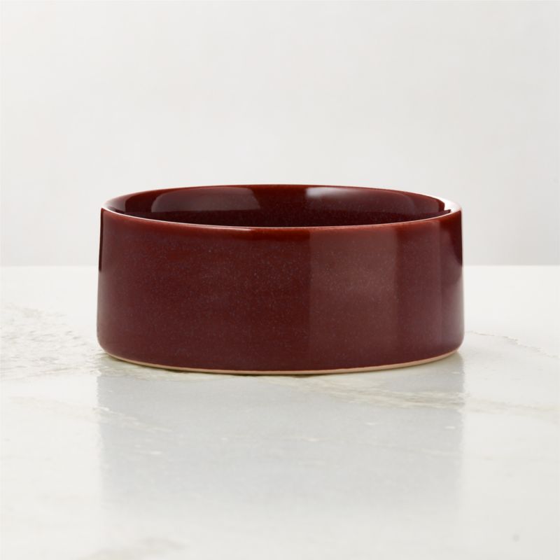 View Prado Oxblood Soup Bowl With Reactive Glaze details
