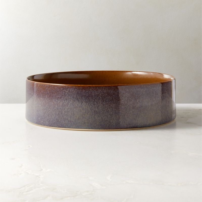 Viewing product image Prado Multicolor Serving Bowl with Reactive Glaze - image 1 of 5