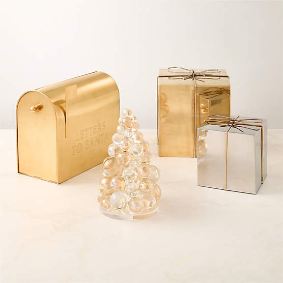 Christmas Present Holiday Decor Set of 4