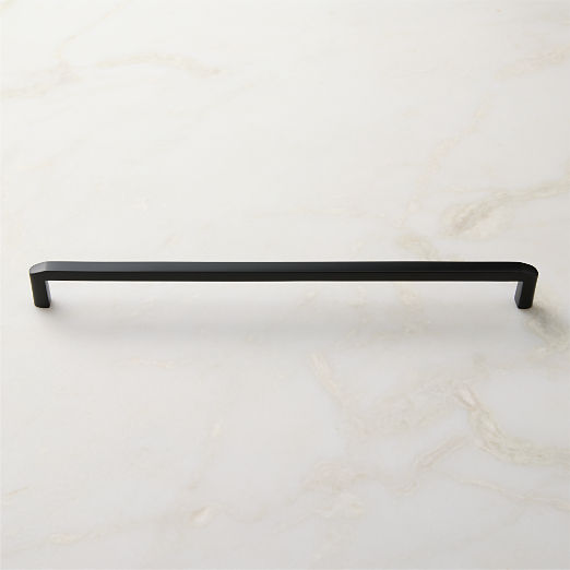 Preston Matte Black Cabinet Handle 12"