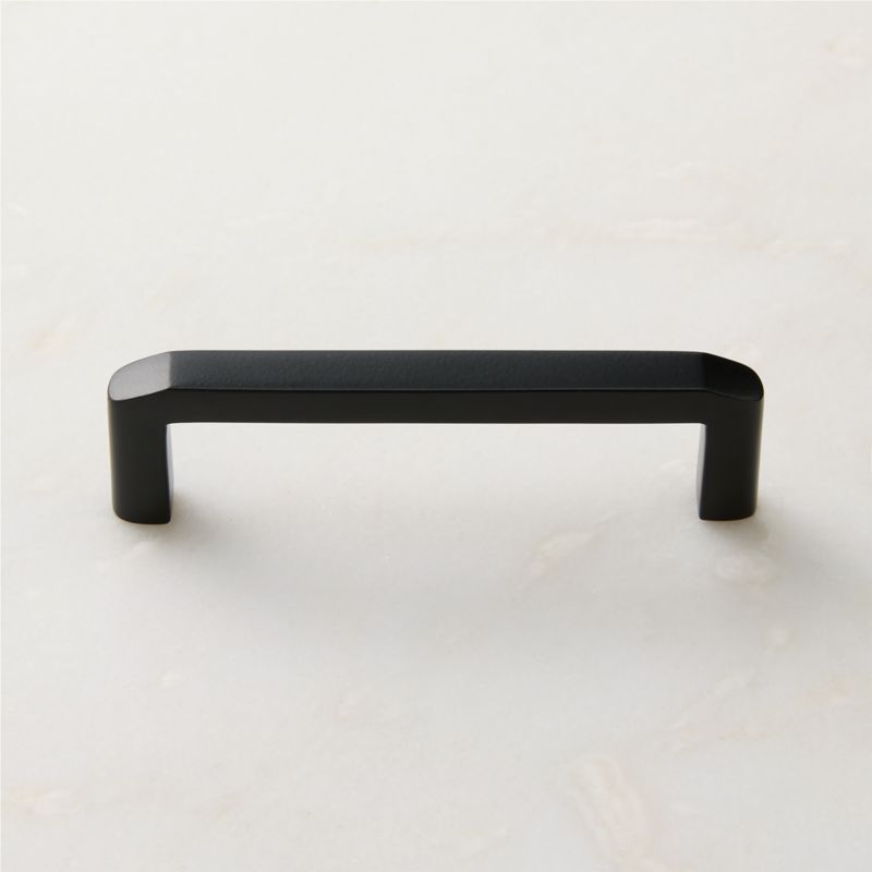Viewing product image Preston Matte Black Cabinet Handle 4" - image 1 of 6