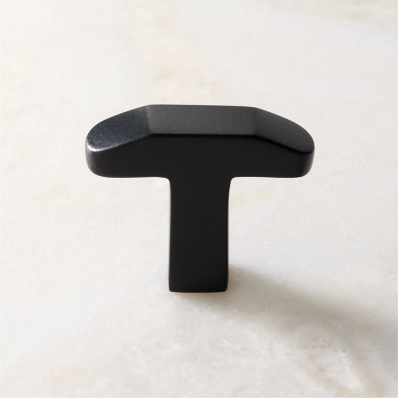 Viewing product image Preston Matte Black Cabinet Knob 1.5" - image 1 of 4