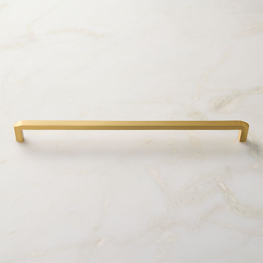 Preston Brushed Brass Cabinet Handle 12"