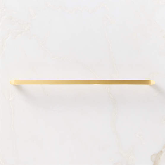 Preston Brushed Brass Cabinet Handle 12"