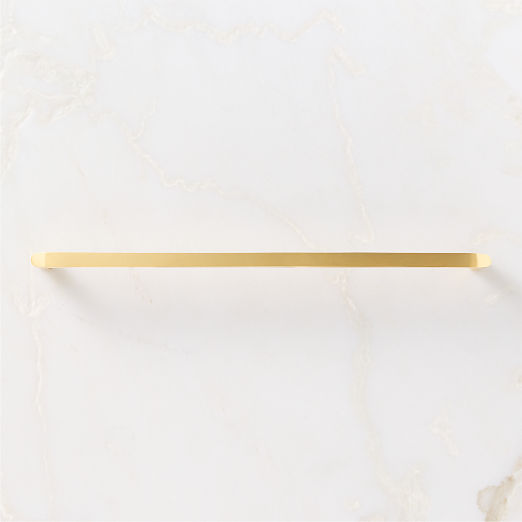 Preston Brushed Brass Cabinet Handle 12"