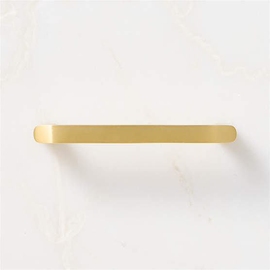 Preston Brushed Brass Handle 4"