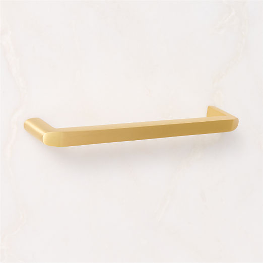 Preston Brushed Brass Cabinet Handle 6"