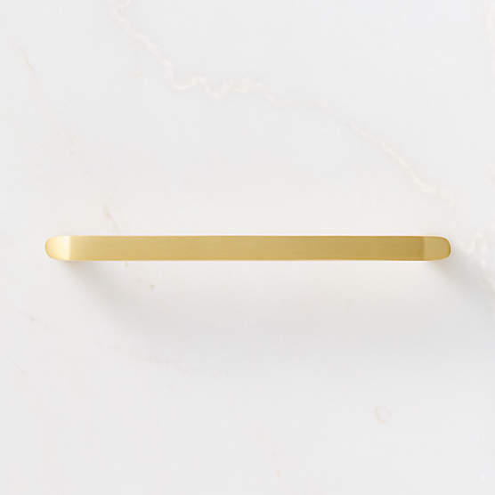 Preston Brushed Brass Cabinet Handle 6"