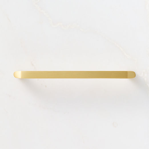 Preston Brushed Brass Cabinet Handle 6"