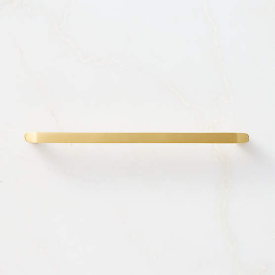 Preston Brushed Brass Cabinet Handle 8"