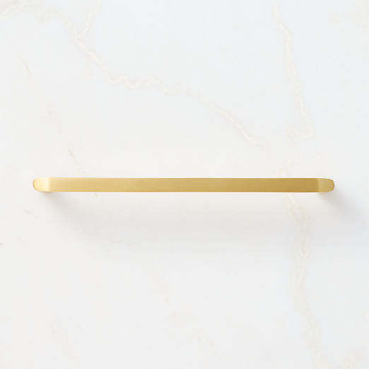 Preston Brushed Brass Cabinet Handle 8"