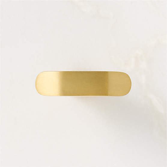 Preston Brushed Brass Cabinet Knob 1.5"