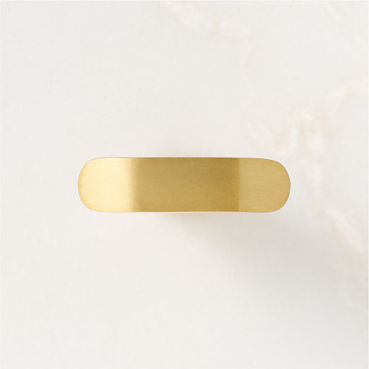 Preston Brushed Brass Cabinet Knob 1.5"