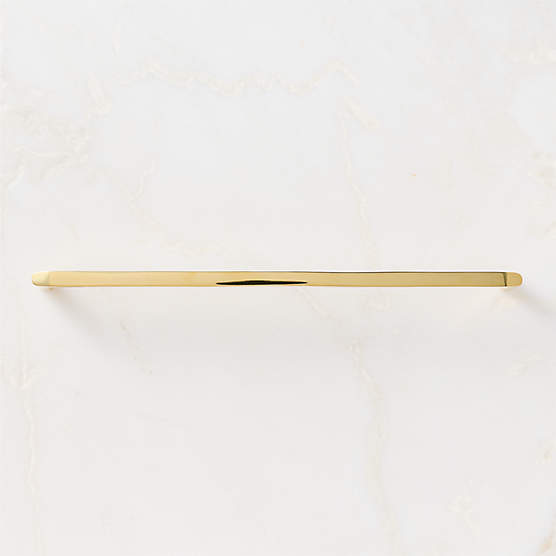Preston Unlacquered Brass Handle 12"