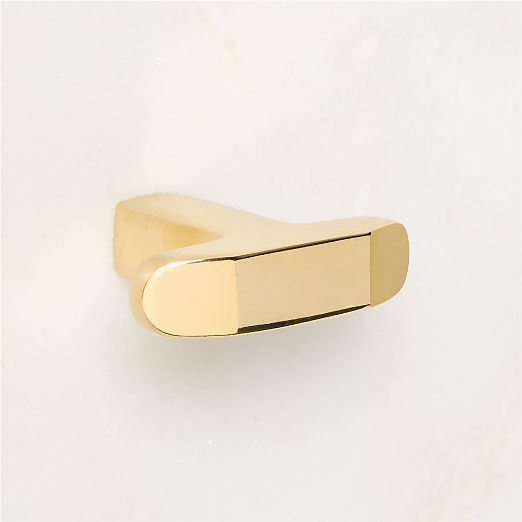 Preston Unlacquered Brass Cabinet Knob 1.5"