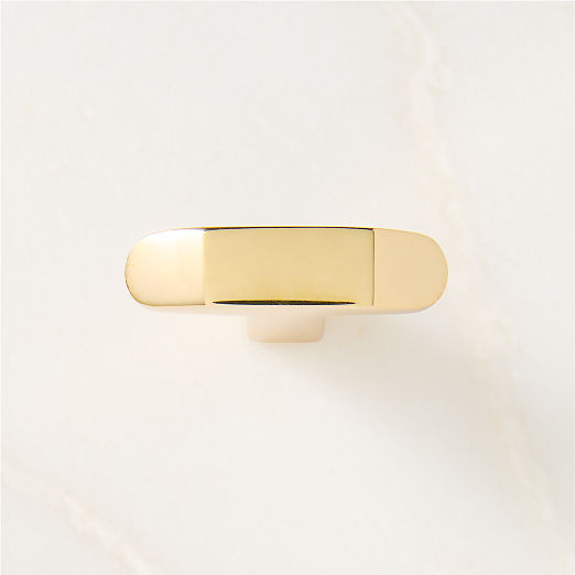 Preston Unlacquered Brass Cabinet Knob 1.5"