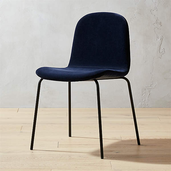 Стул lisette grey dining chair cb2 exclusive