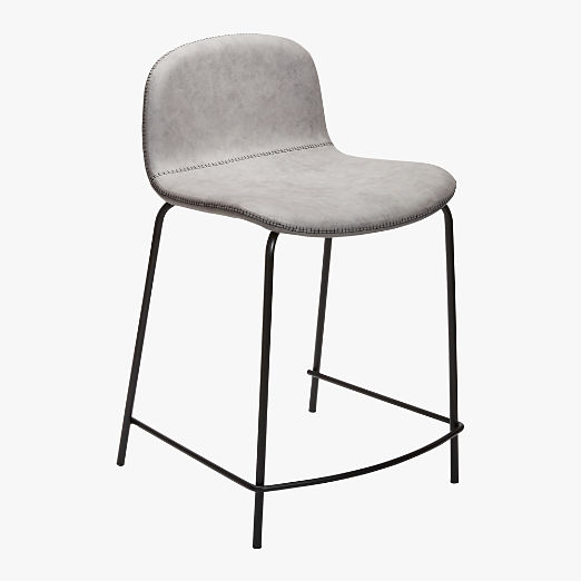 Primitivo Grey Counter Stool