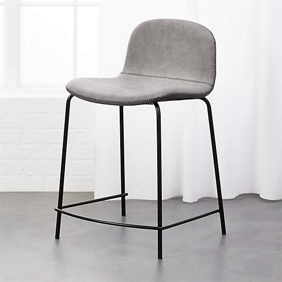 gray bar stool chairs