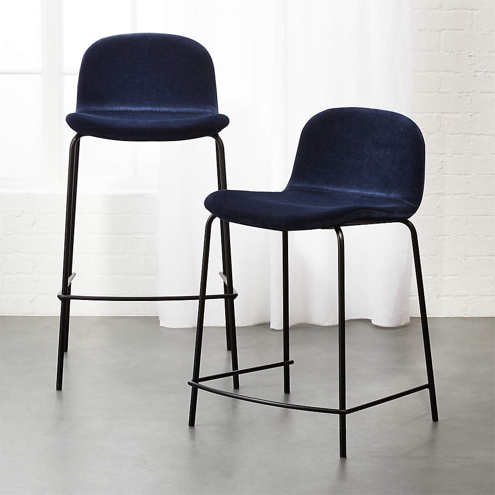 velvet bar stools
