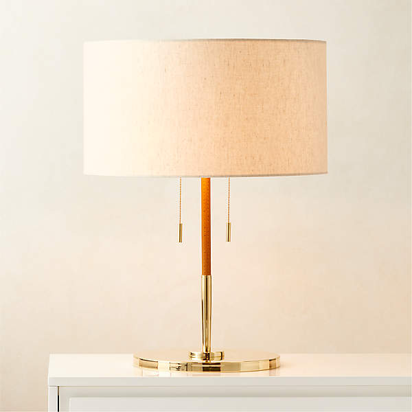 Crystal and Brass Table Lamp -  Canada