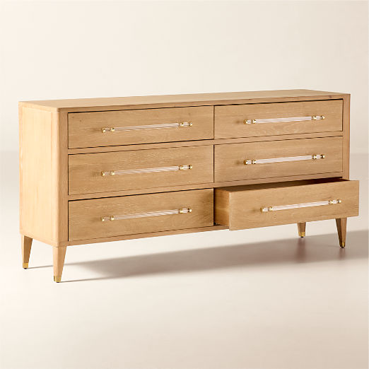 Probst 6-Drawer Oak Dresser