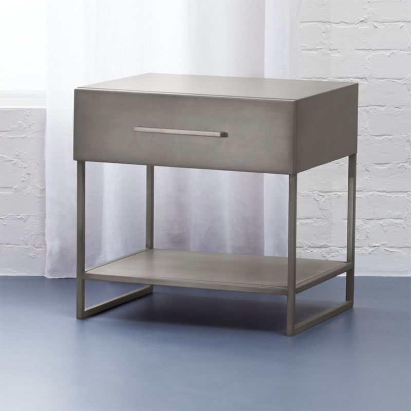 Proof Metal Nightstand + Reviews | CB2