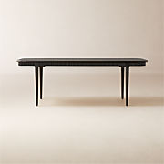 Calla 32" Rectangular Black Metal Outdoor Bistro Table with Marble Top