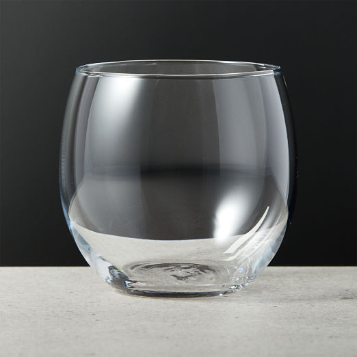 stemless wine glasses CB2