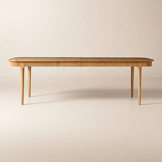 Providence 73"-103" Rectangular Cerused Oak Extendable Dining Table