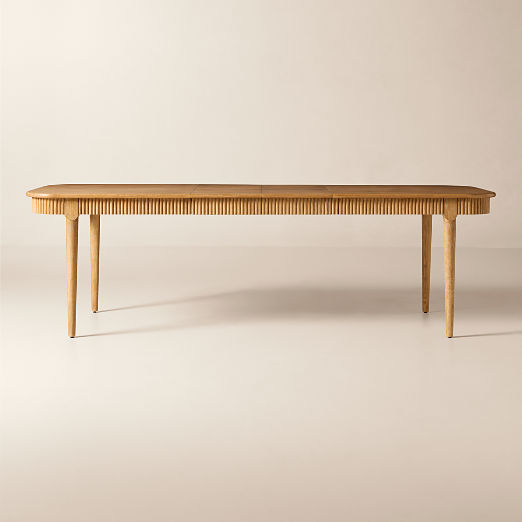 Providence 73"-103" Rectangular Cerused Oak Extendable Dining Table