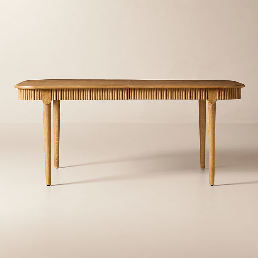 Providence 73"-103" Rectangular Cerused Oak Extendable Dining Table