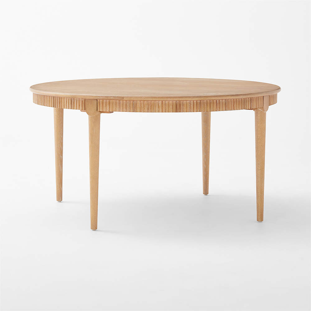 oak kitchen table round