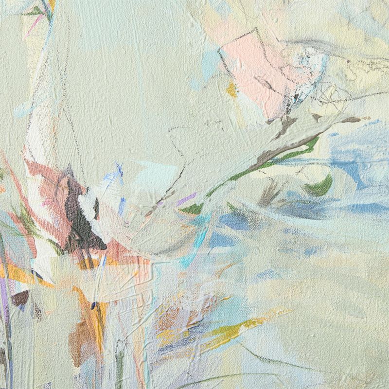 'Periwinkle, Local Wanderlust' Framed Acrylic Painting Reproduction by Jeffrey Fitzgerald 42"x46" - image 3 of 5