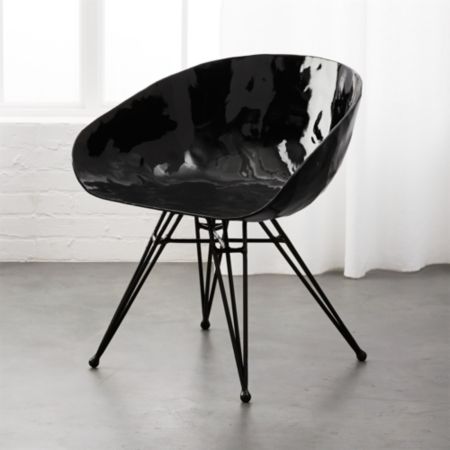 Pugo Black Metal Chair