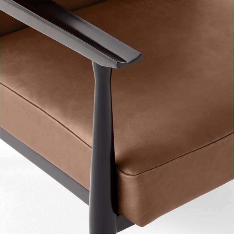 Pull-Up Bello Black Leather Lounge Chair by Paul McCobb - image 7 of 8