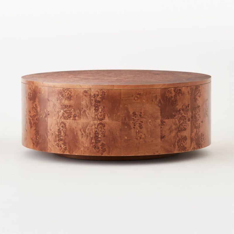 Burl Rotating Coffee Table - image 9 of 13