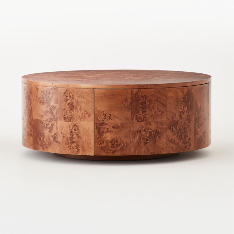 Burl Rotating Coffee Table - image 7 of 13