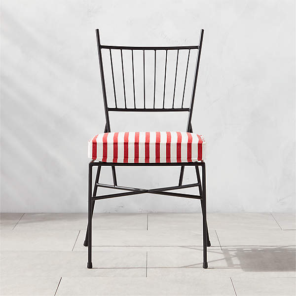 Black and white striped dining online chairs