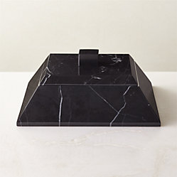 Pyramid Black Marble Box