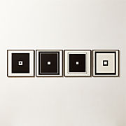 'Quarto' Framed Wall Art Set of 4 by Ackerman